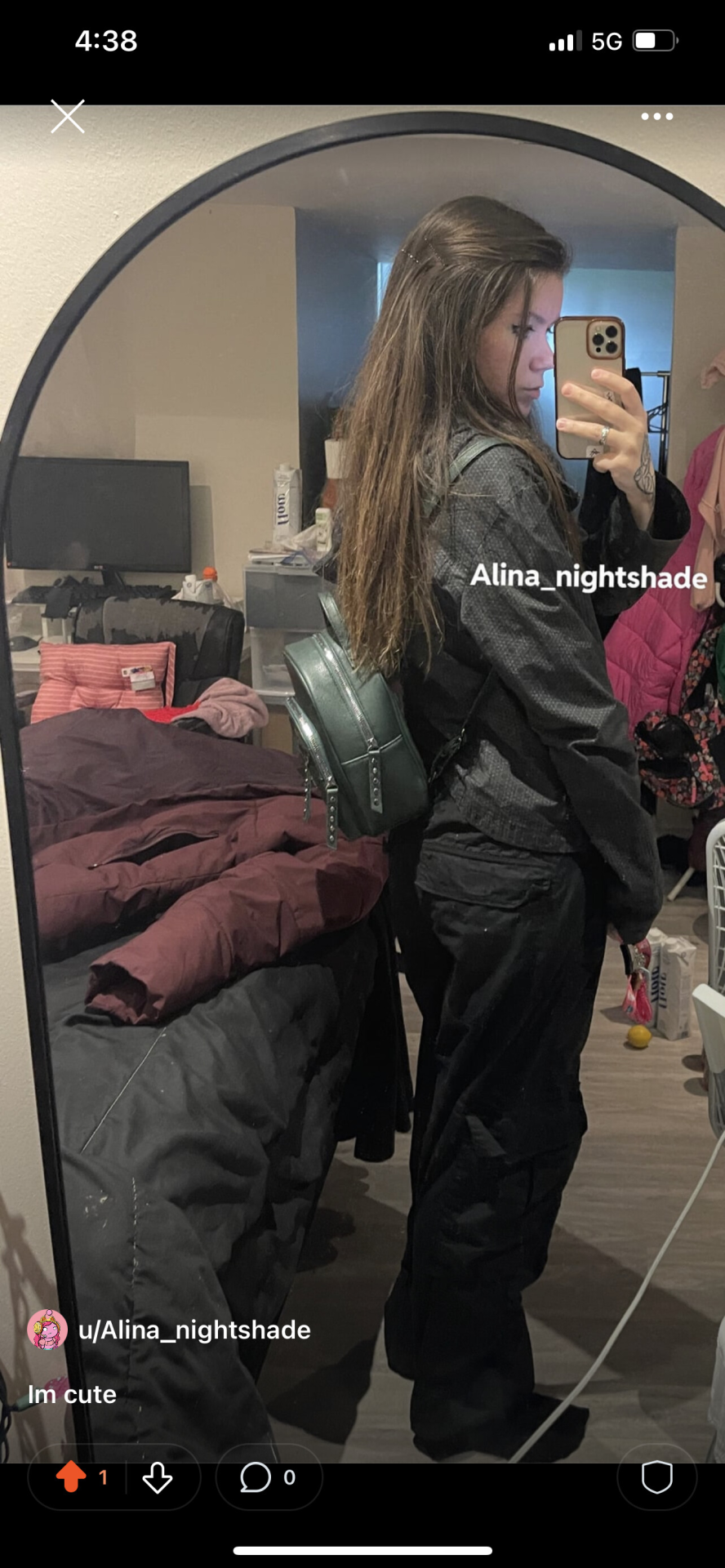 Huge collection of porn photos Amateur Brunette Cute by Alina Nightshade’s (@alina_nightshade)