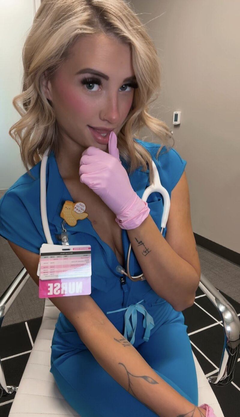 Huge collection of porn photos Blonde Curly Hair OnlyFans Nurse by Aria Adams 💖’s (@ariaadamsbaby)