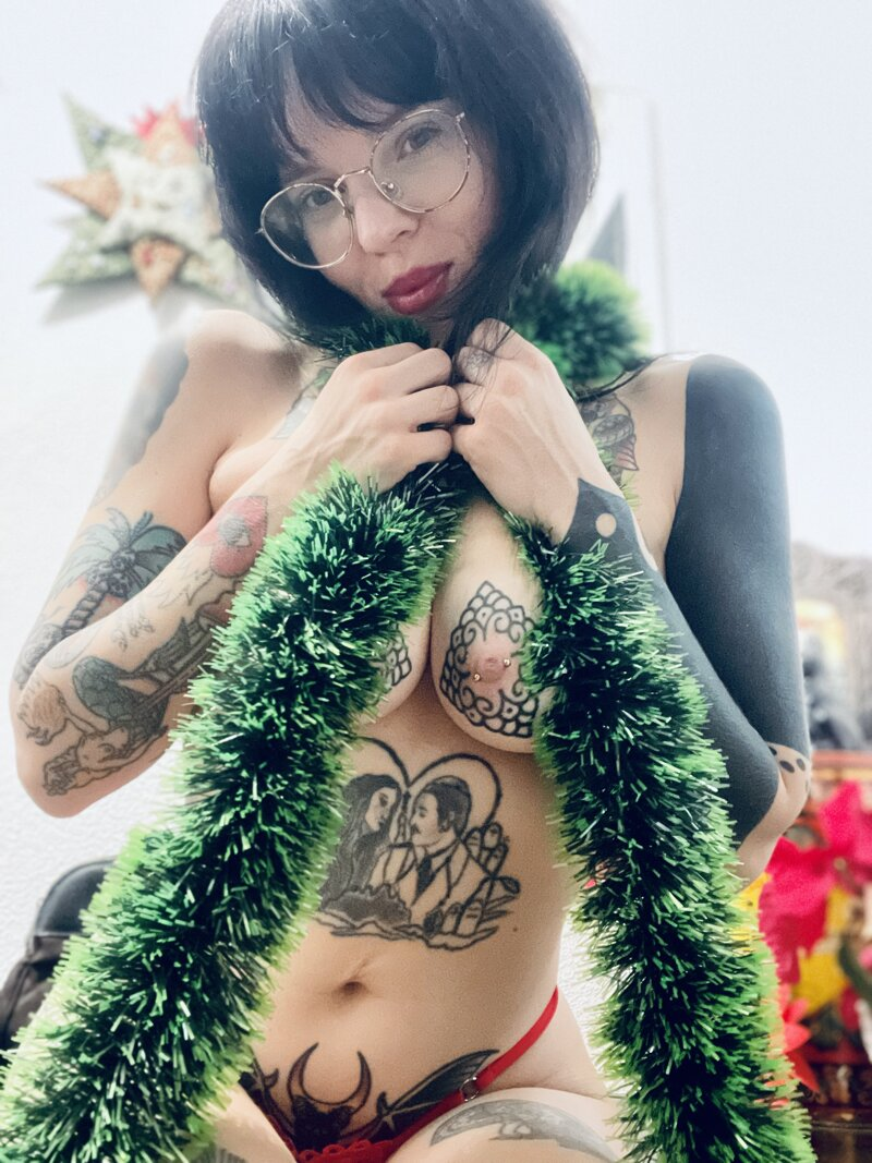 Huge collection of porn photos Big Tits Christmas OnlyFans Tits by 😈Liss 🖤 BUSTY GOTH🦇’s (@cuteliss)