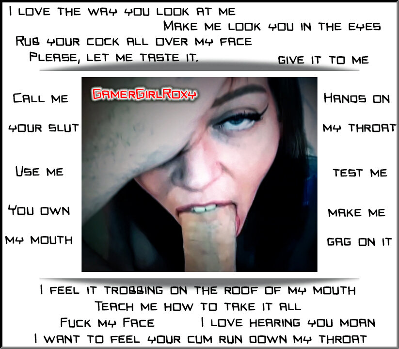 Huge collection of porn photos Blowjob Caption Cum Swallow by GamerGirlRoxy’s (@gamergirlroxy)
