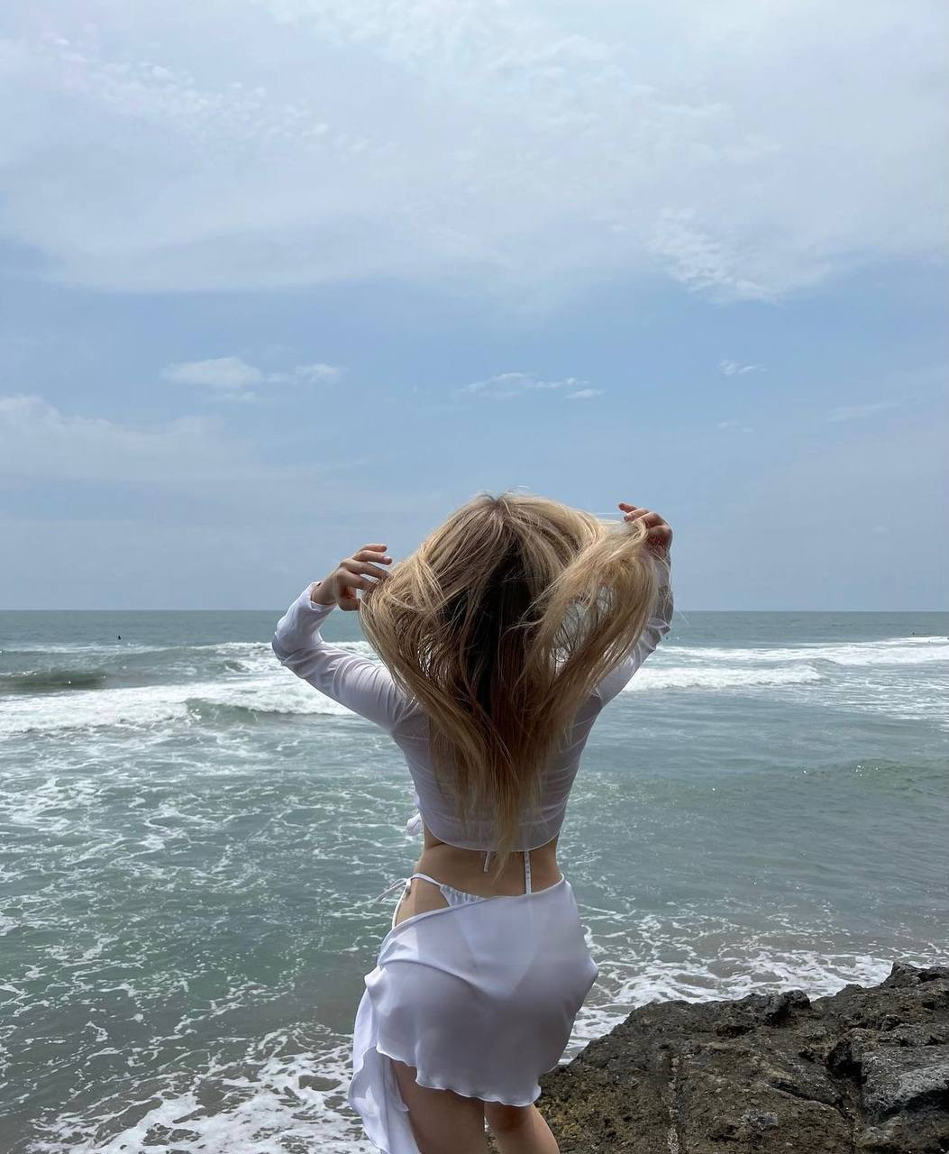 Huge collection of porn photos Blonde Babe Beach Back Arched by TikTokers’s (@tiktokers)